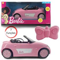 Carrinho de Controle Remoto Barbie Style Car Conversível