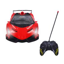 Carrinho de Controle Remoto Carro Esportivo Lamborghini Vermelho Carrinho de Controle Remoto Carro Esportivo Lamborghini Vermelho