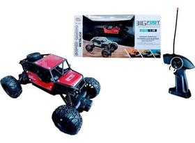 Carrinho De Controle Remoto Com Suspensão Big Foot Off Road VERMELHO Carrinho De Controle Remoto Com Suspensão Big Foot Off Road VERMELHO