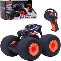 Carrinho de Controle Remoto Efeito Acrobacias Rodas Espuma - Castela