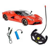 Carrinho De Controle Remoto Esportivo Com Luz Dmtoys