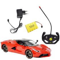 Carrinho De Controle Remoto Ferrari Com Bateria Recarregável - Dm Toys
