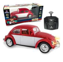 Carrinho de controle remoto fuscao classicos - polibrinq