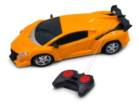 Carrinho de controle remoto Importway 1:18 BW024LR Laranja