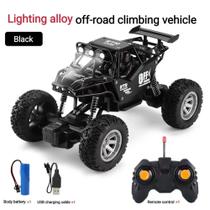 Carrinho de Controle Remoto Jeep Off Road Recarregável Com Faróis Led