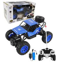 Carrinho de Controle Remoto Jipe de Brinquedo Com Suspensão Off-Road Recarregável