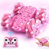 Carrinho De Controle Remoto Maluco Speed Girl Gira 360 Graus Inteligente 9 Funções Rápido Recarregável Rosa Menina Kizumb Carrinho De Controle Remoto Maluco Speed Girl Gira 360 Graus Inteligente 9 Funções Rápido Recarregável Rosa Menina Kizumb