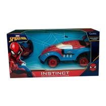 Carrinho de Controle Remoto Marvel Spider-Man 7 Funções Instinct 5828 Candide