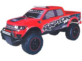 Carrinho de Controle Remoto Off-Road Series - Tech R/C Ford F-150 Raptor SVT 2 Funções Maisto