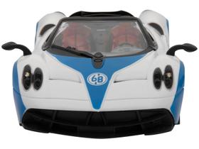 Carrinho de Controle Remoto Outbreak HotWheels Branco 7 Func