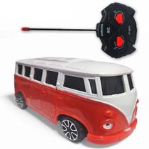 Carrinho De Controle Remoto Perua Kombi Clássico Da Estrada