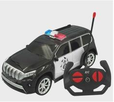 Carrinho De Controle Remoto Polícia Blazer 22,5cm