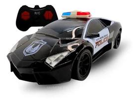 Carrinho De Controle Remoto Policia Super Carro Brinquedo - TOYS