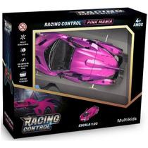 Carrinho de Controle Remoto Racing Control PINK Mania Multikids Carrinho de Controle Remoto Racing Control PINK Mania Multikids