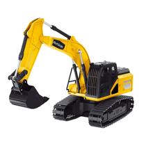 Carrinho de Controle Remoto Retroescavadeira com Luzes Pá Rotação 360º Escala 1:24 Multikids Carrinho de Controle Remoto Retroescavadeira com Luzes Pá Rotação 360º Escala 1:24 Multikids