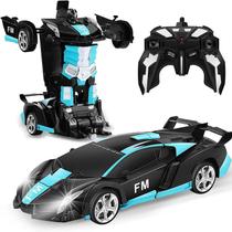 Carrinho De Controle Remoto Robô Recarregável Sensor Luzes