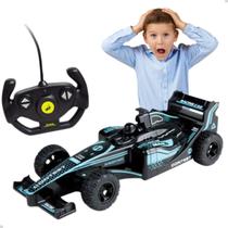 Carrinho de Controle Remoto Sem Fio Carro F1 Corrida Brinquedo Bateria Recarregável