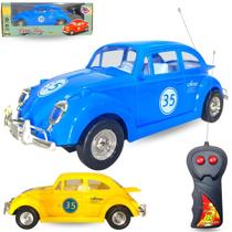 Carrinho De Controle Remoto Sem Fio Fusca Beetle Antigo