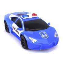 Carrinho De Controle Remoto Super Carro Policia Com Luz .