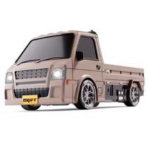 Carrinho de Controle Remoto Super Veloz Para Corrida e Drift Com Farol e Led Embaixo Caminhão Truck