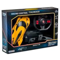 Carrinho de Controle Remoto Thunder Amarelo Multikids
