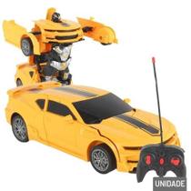 Carrinho De Controle Remoto Transformers Bumblebee Camaro