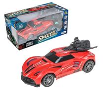 Carrinho De Controle Remoto Vermelho Speed Brave 7 Funções