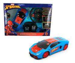 Carrinho de controle remoto WebControl Homem Aranha com 7 funções Cadide