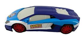 Carrinho De Controle - Volante E Pedal - Sonic - Master Azul