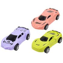 Carrinho de corrida à fricção 3 unidades