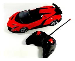 Carrinho de Corrida Controle Remoto Carro Lamborguini Vermelho