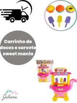 Carrinho de Doces e Sorvete Sweet Mania