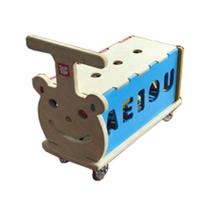 Carrinho De Encaixar Bate Pé Em Madeira 13 - Toptoy Brasil