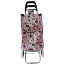 Carrinho de Feira Multiuso 95x45cm Mod2 - Quanhe Carrinho de Feira Multiuso 95x45cm Mod2 - Quanhe