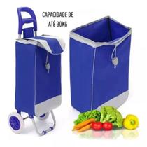 Carrinho de Feira Sacolão Bolsa De Lona Grande