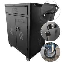 Carrinho de Ferramentas com 01 Gaveta C-07 Todo Preto - FERCAR Carrinho de Ferramentas com 01 Gaveta C-07 Todo Preto - FERCAR