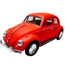 Carrinho De Ferro Fusca Clássico Miniatura Coleção