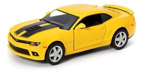 Carrinho De Ferro Gm Camaro 2014 Escala 1:38 - Cor Branco