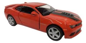Carrinho De Ferro Gm Camaro 2014 Escala 1:38 - Cor Branco Carrinho De Ferro Gm Camaro 2014 Escala 1:38 - Cor Branco