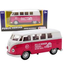 Carrinho De Ferro Kombi Clássica Miniatura 001381 Shiny Toys