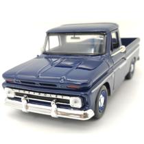 Carrinho de Ferro Miniatura Chevy C10 Pickup 1966 Fleetside 1:24 MotorMax