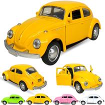 Carrinho De Ferro Miniatura Fusca Beetle Carro Colecionador Carrinho De Ferro Miniatura Fusca Beetle Carro Colecionador