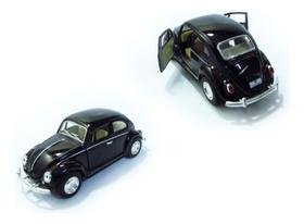 Carrinho De Ferro Miniatura Fusca Metal Escala 1:32