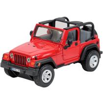 Carrinho De Ferro Miniatura Jeep Wrangler Abre A Porta