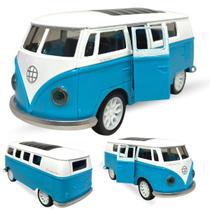 Carrinho De Ferro Miniatura Kombi - Azul Claro Carrinho De Ferro Miniatura Kombi - Azul Claro