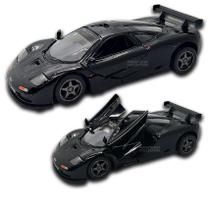 Carrinho de ferro Miniatura McLaren F1 GTR 1995 Preto 12,5 Kinsmart