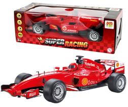 Carrinho De Fórmula 1 Com Fricção Super Racing Escala 1:18 Brinquedo Infantil
