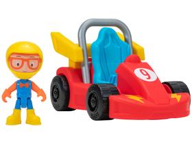 Carrinho de Fricção Blippi Go Kart Racer