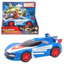 Carrinho de Fricção Capitão América Fantastic Car Marvel