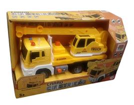 Carrinho De Fricção Construção Com Sons Luzes e Fricção Carrinho Infantil 1:16 - DM TOYS